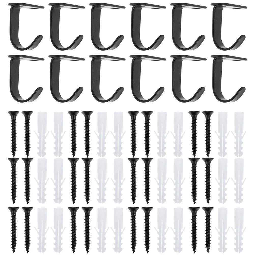 

14pcs Stainless Steel Ceiling Hooks Heavy Duty Metal Wall Mounted Hooks For Hanging Plants Bird Feeders Home Storage Decor