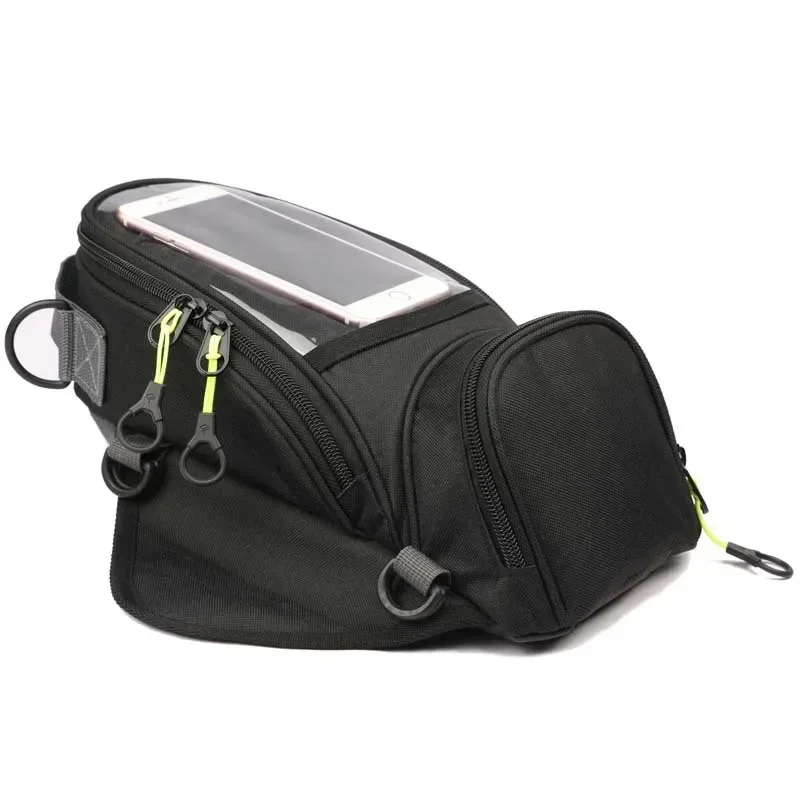 New Lightweight Motorcycle Bag, Large Capacity Waterproof Universal Bicycle Bag, Magnet Navigation Large Screen Touch Tank Bag