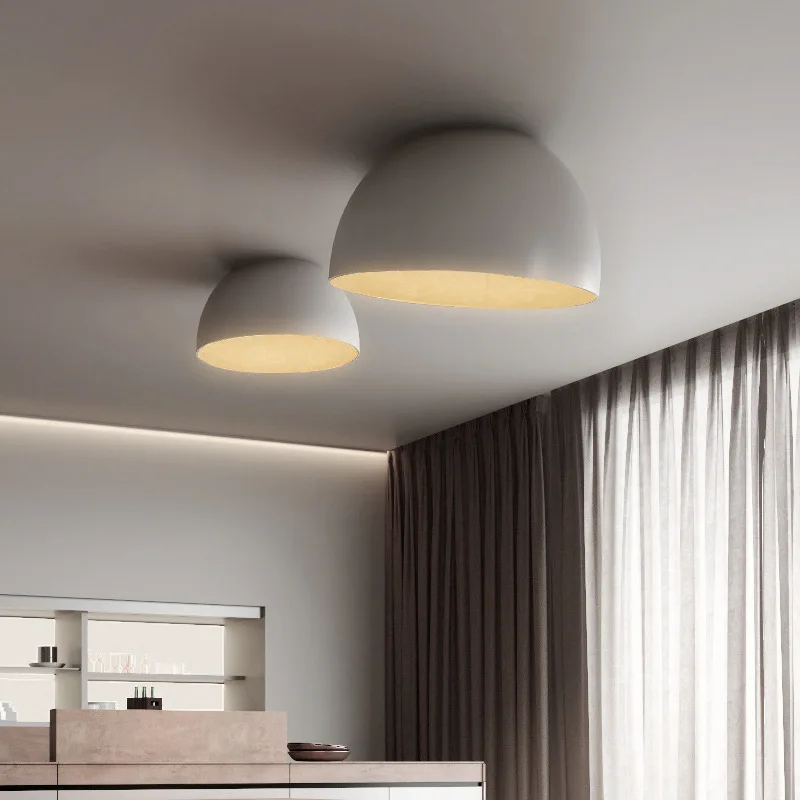 

Nordic Designer Minimalist Wabi Sabi Style Slanted Hat Ceiling Light for Dining Room Living Room Bedroom Study Decorative Lamps
