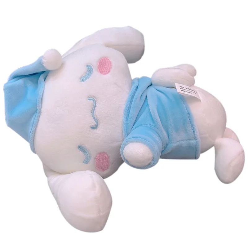 20cm Sanrio Kuromi Cinnamoroll Pluszowe zabawki Kreskówka My Melody Pluszowa poduszka do spania Miękka wypchana lalka Kawaii Anime Dziewczyny Prezent świąteczny