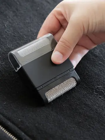 Mini rodillos de pelusa portátiles, cepillo removedor de pelo de alfombra para suéter, abrigo de lana, cepillos de ropa, Herramientas de limpieza de piel, 1 ud.