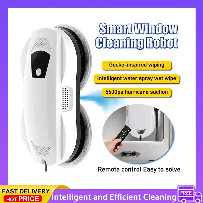 

Новый дизайн, умный очиститель для стекла, робот для мытья окон дома, бытовая трава