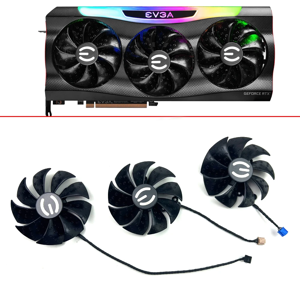 

NEW Cooling 87mm 4pin PLD09220S12H gpu fan For EVGA GeForce RTX3070 3080 3090 FTW3 ULTR video card fan