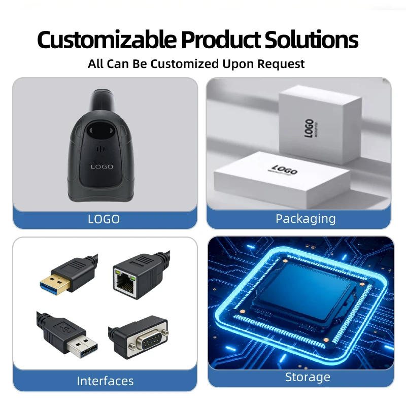LONVILL Induction Continuous Triggered Fast 7-Day Custom Sample Delivery USB Wired Handheld Scanner