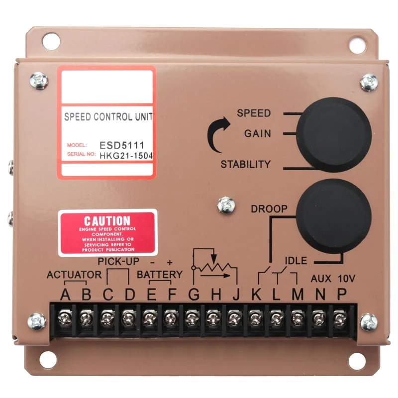 Engine Motor Speed Regulator ESD5111 Genset Adjustment Controller Power Supply Ac Generator Part 12V 24V Speed Govornor-BCBW
