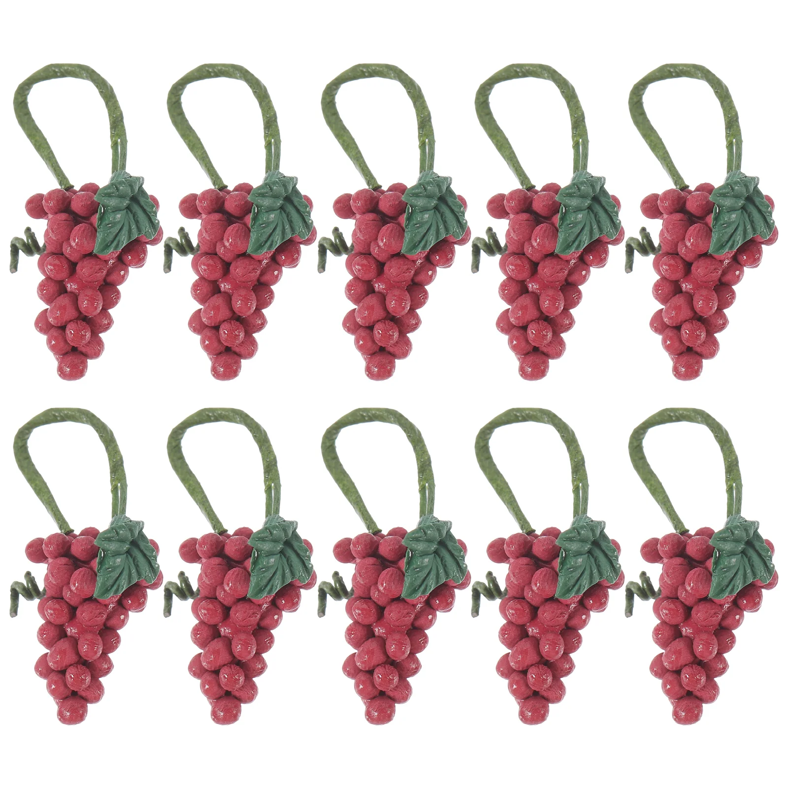 

10 Pcs Grape Model Toys Fake Mini Fruit Models Miniature Props Room Simulation Dollhouse Fruits Resin Photo