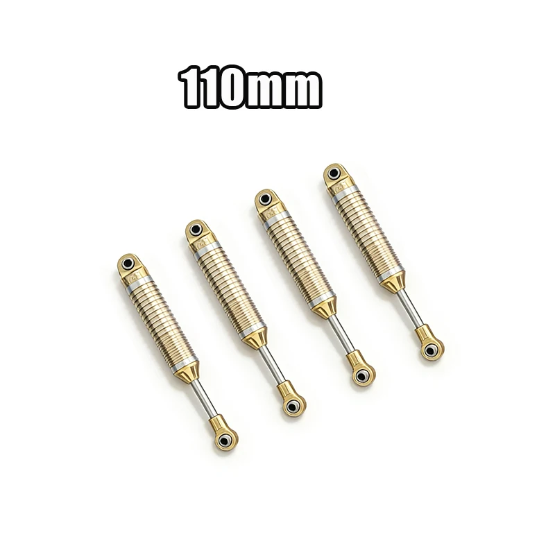 D1RC Metal D-Shock-serie oliegevulde ophangingdempers Verstelbare lengte 100 mm-120 mm voor simulatie Rock Crawler Climbing Truck