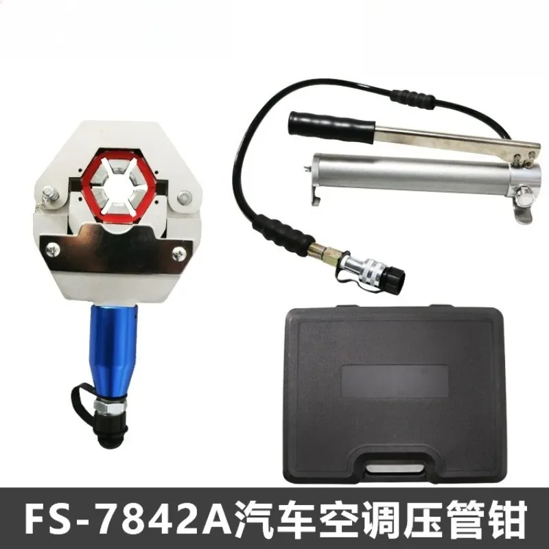 Portable Hydraulic Pipe Clamp Tool, Manual Cold Buckle Machine for Pipe Joint Pressure Fitting