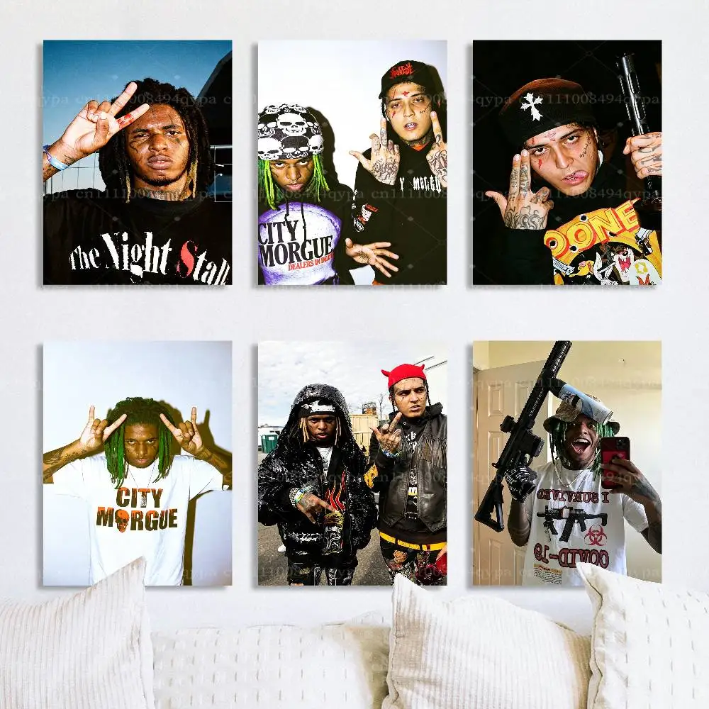 C-City Morgue ZillaKami Posters For Boys&Girls Bedroom Decor Wall Canvas Art Print Gift Poster Unframed Collage