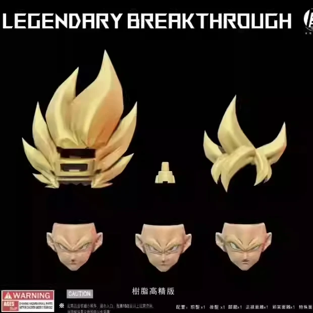 الفيلم الأصلي لاو لي LEFMA الأزرق العالم رئيس نحت الملحقات حزمة Shf Wukong الأزرق الأصفر رئيس نحت الملحقات جمع لعبة