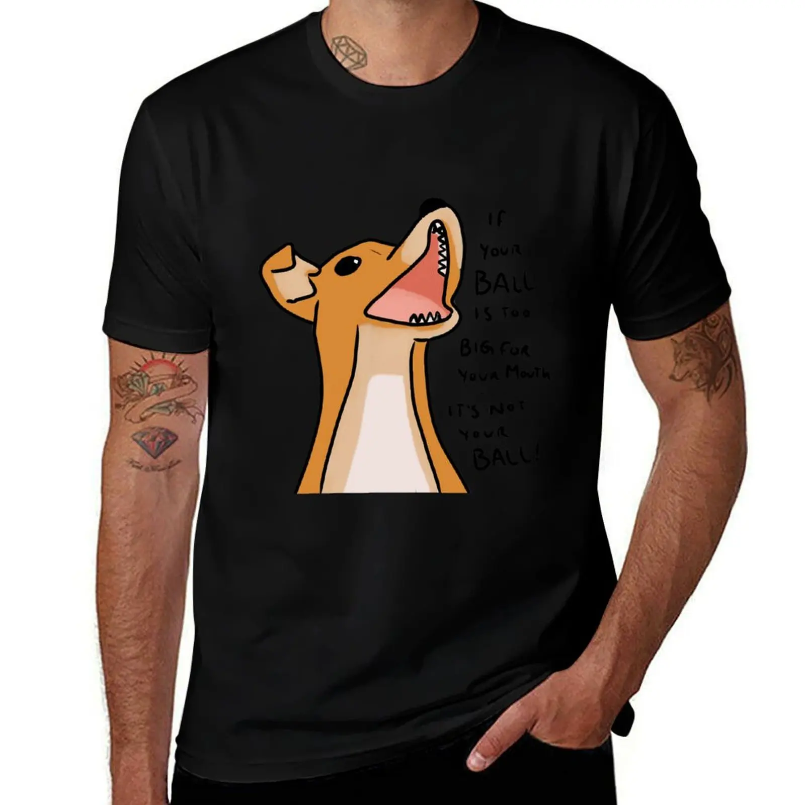 The Dog of Wisdom T-Shirt Comfort Stretch Tee Shirt T-Shirt