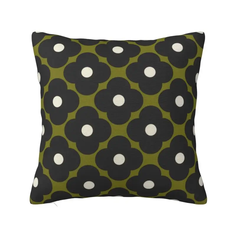 

Custom Orla Kiely Prints Spot Flower Seagrass Pillow Case 40x40cm Chair Cushion Cover Square Pillowcase