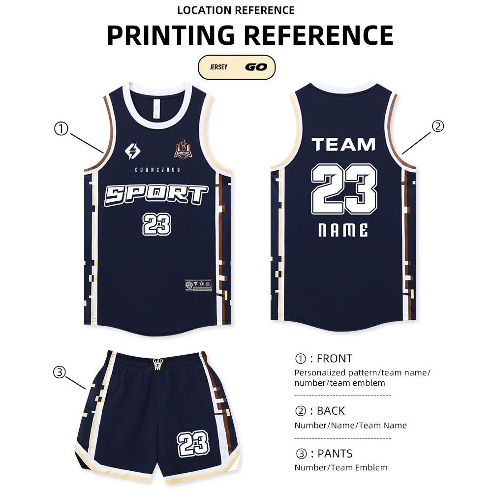 Basketball Jersey Adult Customize Quick-drying Training Uniform Shirt Sportswear Tracksuit Sport Suit Clothes Men Team Outfit image 4