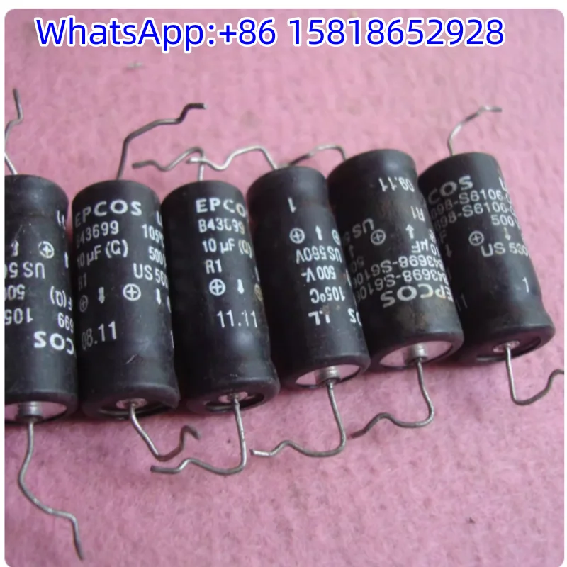 5pcs 500V 10UF German EPCOS vacuum tube axial audiophile electrolytic capacitors