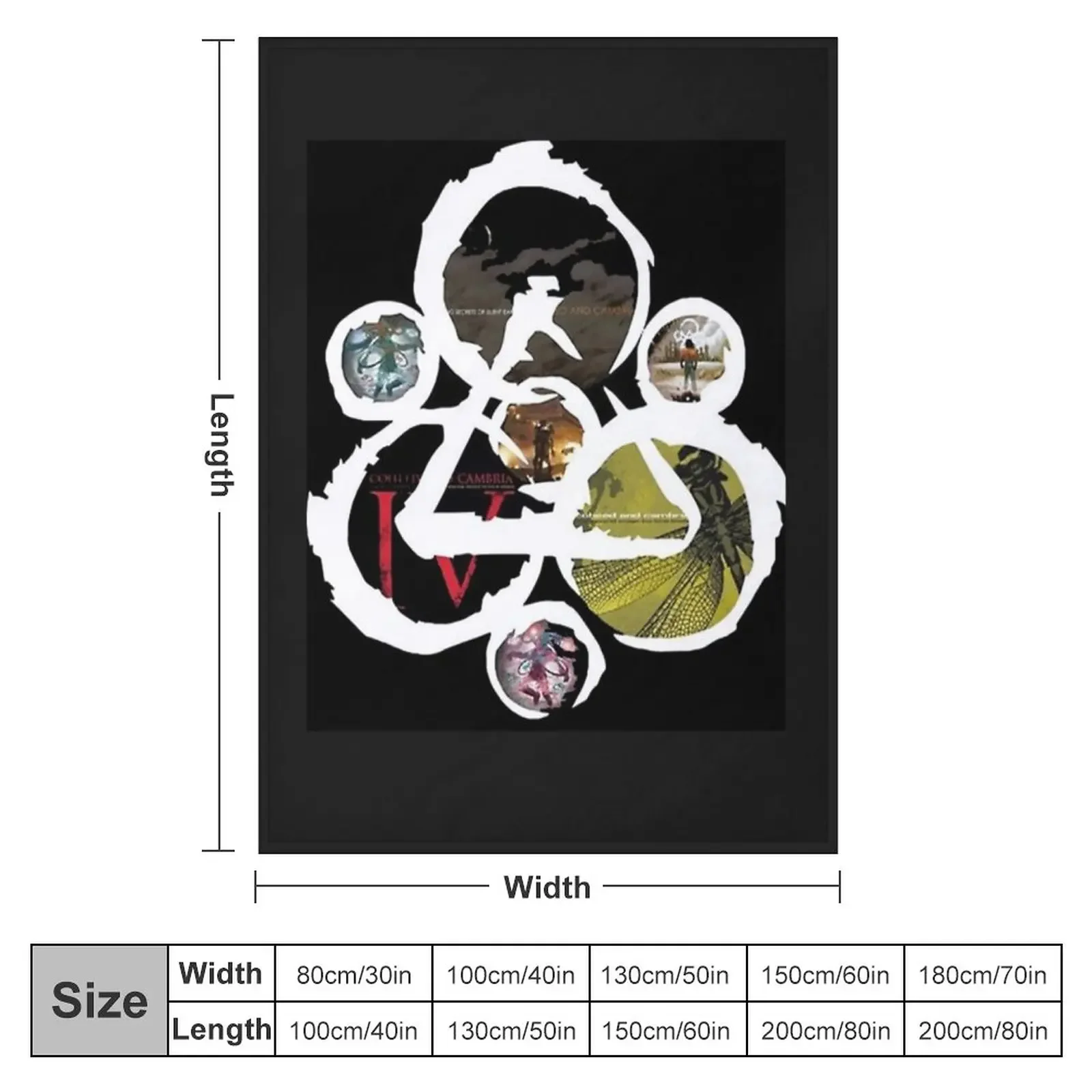 coheed and cambria best seller Throw Blanket Luxury Designer Blanket Luxury Blanket