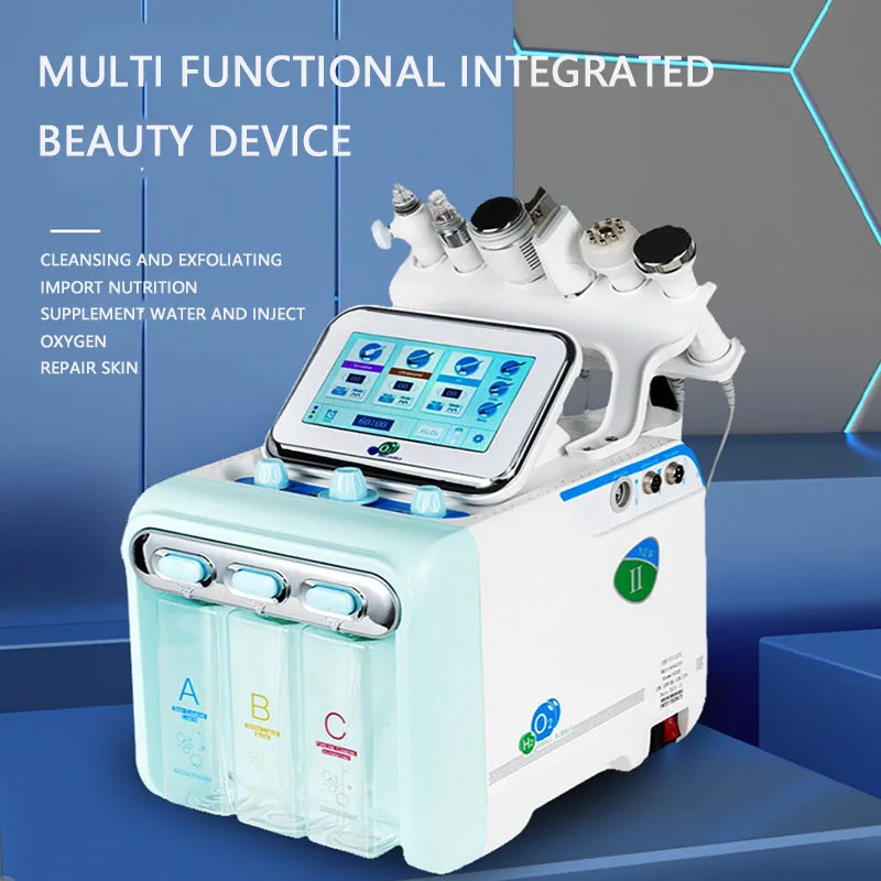 Six In One Facial Cleanser Eight Headed Hydrogen Oxygen Small Bubbles Oxygen-infused Hydration Comprehensive Skin Management