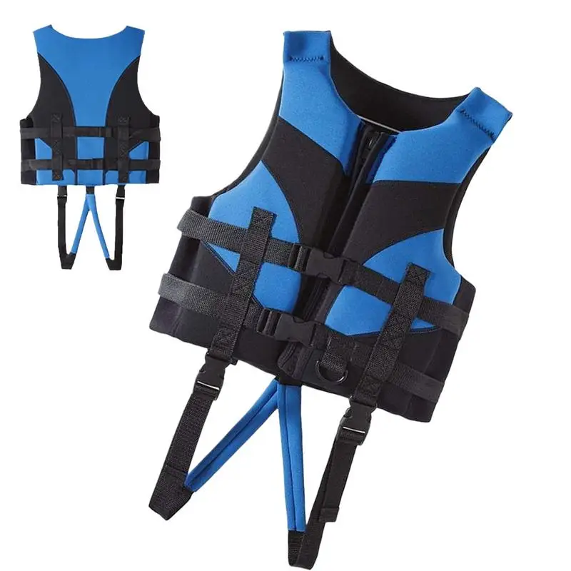 

Toddler Swim Vest Children Kayaking Swim Jacket Adjustable Swimming Vest Training Aid For Kids Beach Boating Fishing Lake Water