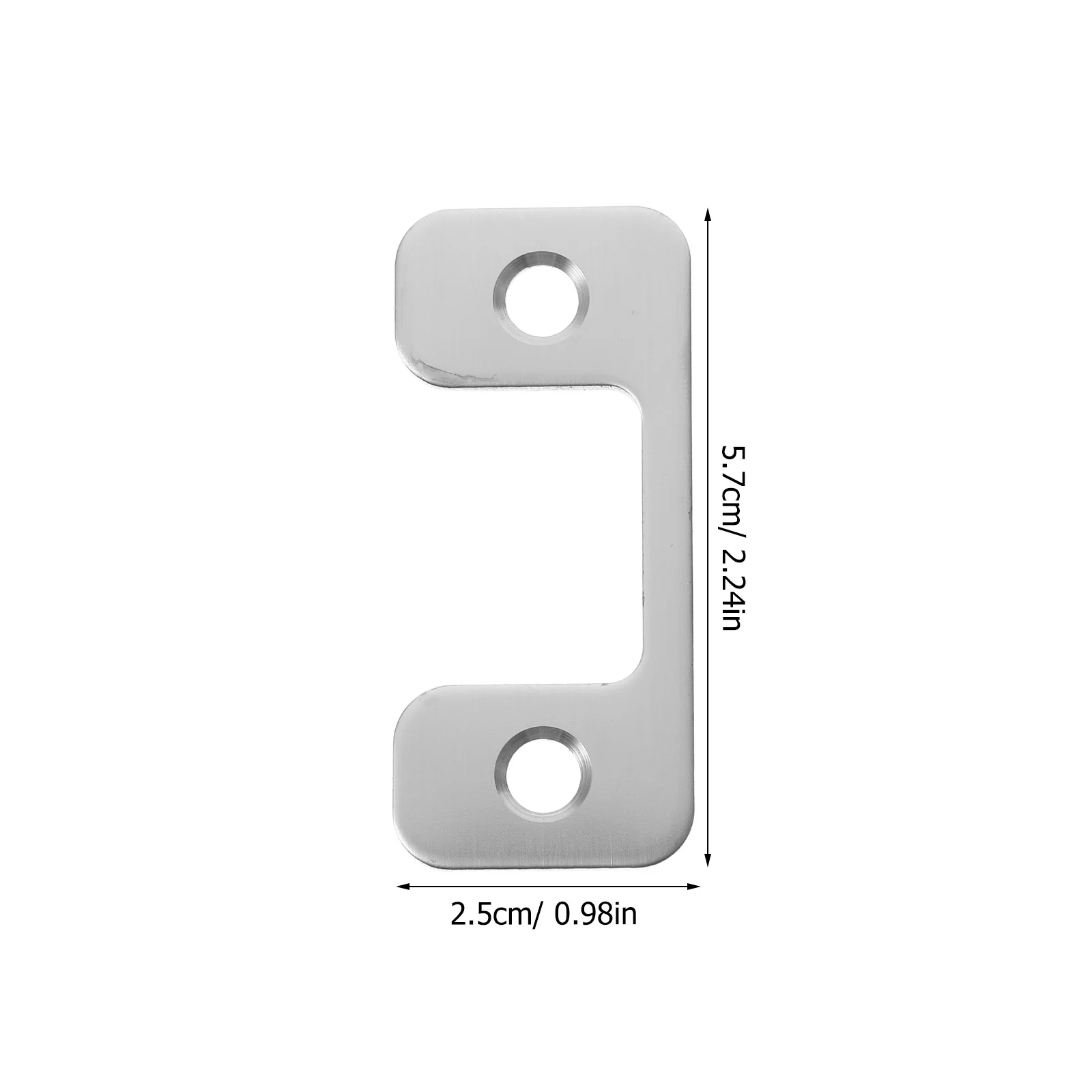 Strike Stainless Steel For Door Latch Lock Interior Exterior Doors Deadbolt Cover Plate Door Reinforcement Metal Plate