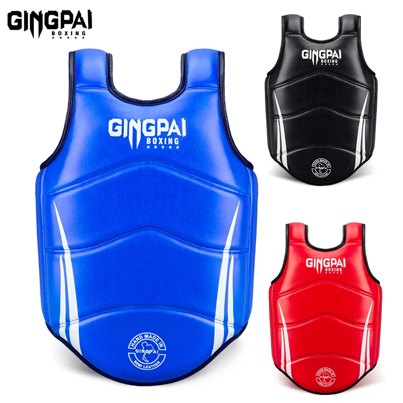 

Chest Guard Boxing MMA Kickboxing Body Vest Protector Martial Arts WTF Reversible Rib Shield Taekwondo Target Training Uniform