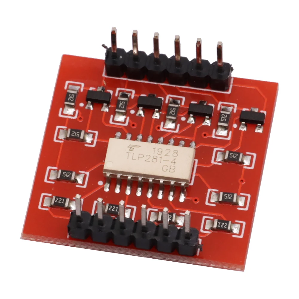 TLP281 4-Channel Opto-Isolator โมดูล IC สำหรับบอร์ดขยาย Arduino และระดับ Optocoupler Isolation 4ช่อง
