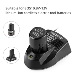 2023 New Household Heat Dissipation Electric Tool Battery GSR108-LI Household Rechargeable Handlight Bosch Handdrill Charger