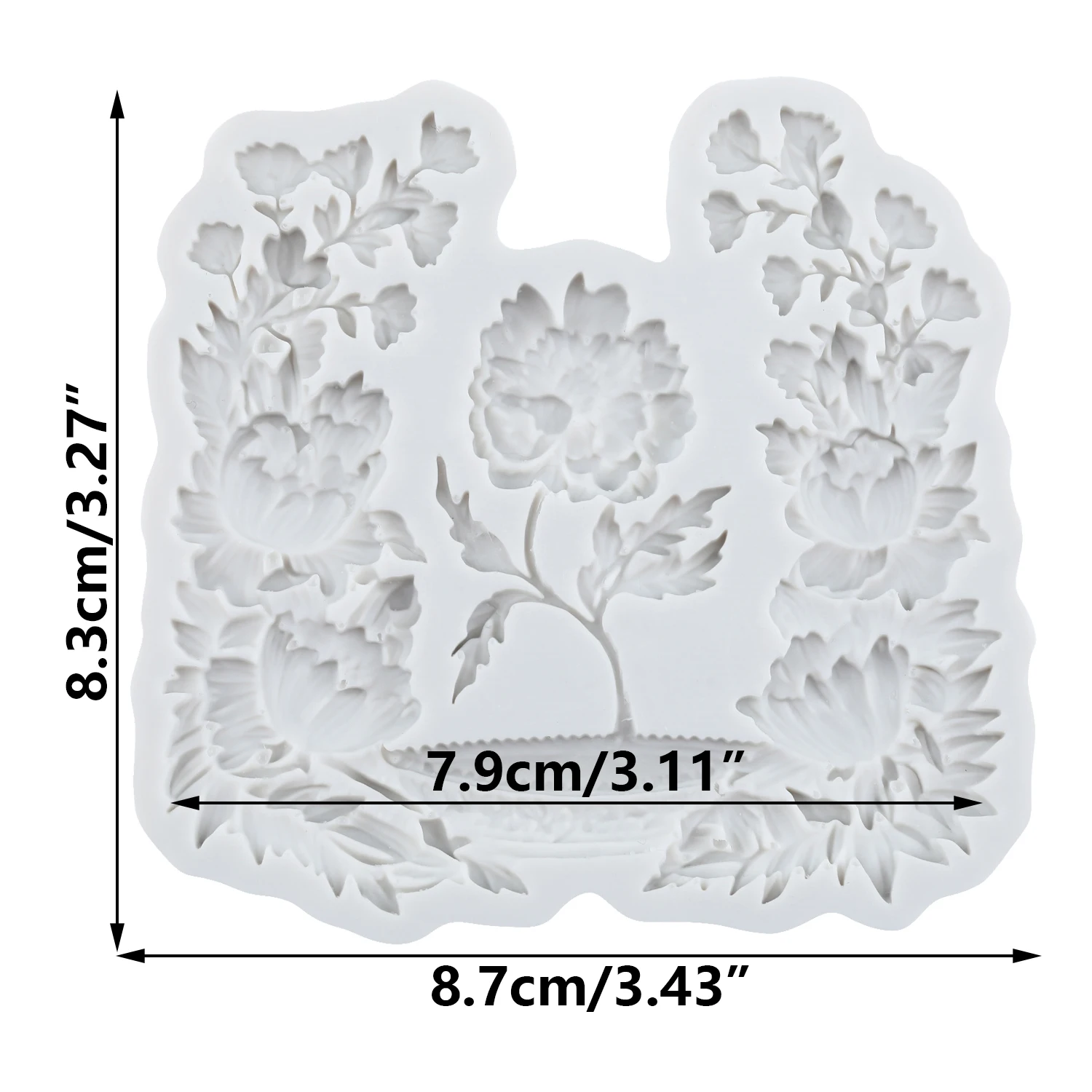 Flower Silicone Molds Leaf Fondant Cake Decorating Tools Cupcake Topper Candy Craft Gum Paste Polymer Clay