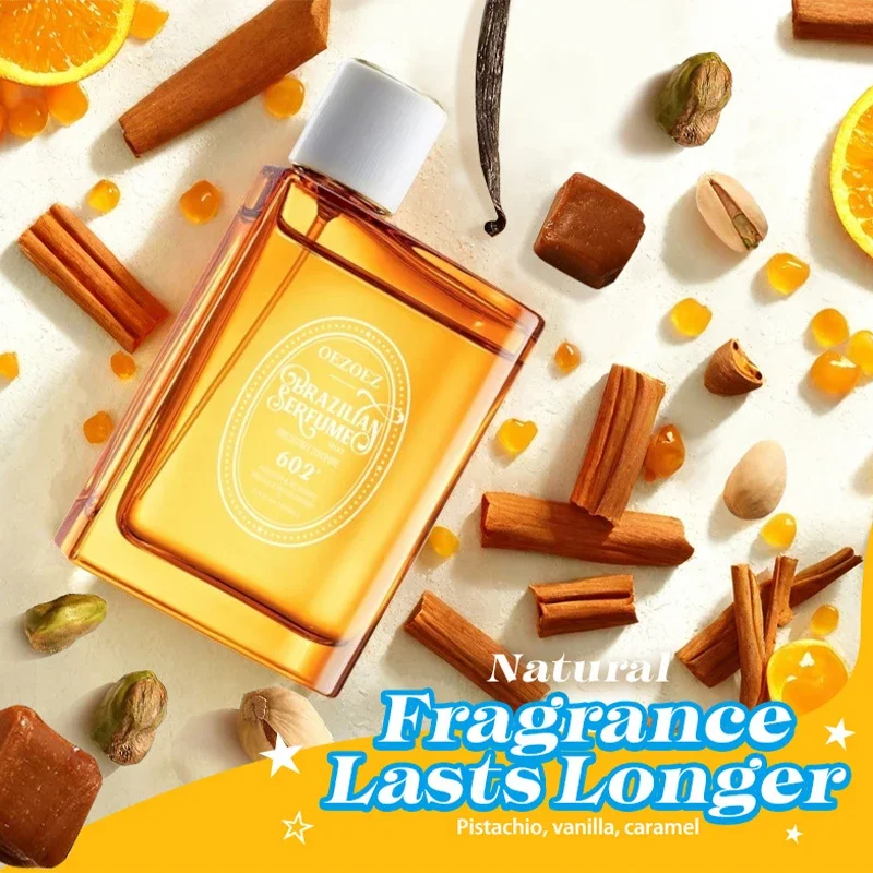 Neues Karamell-Vanille-Parfüm der Marke Crushed Women Parfüm Langanhaltender Duft Eau de Parfum Unwiderstehliche Sonne Gourmet Körperspray