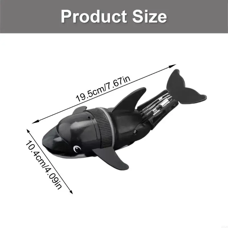 Đồ chơi thời gian tắm cá heo nhào lộn tự động dành cho trẻ từ 3 tuổi trở lên Chơi bơi dưới nước với hoạt động bằng pin 15UB