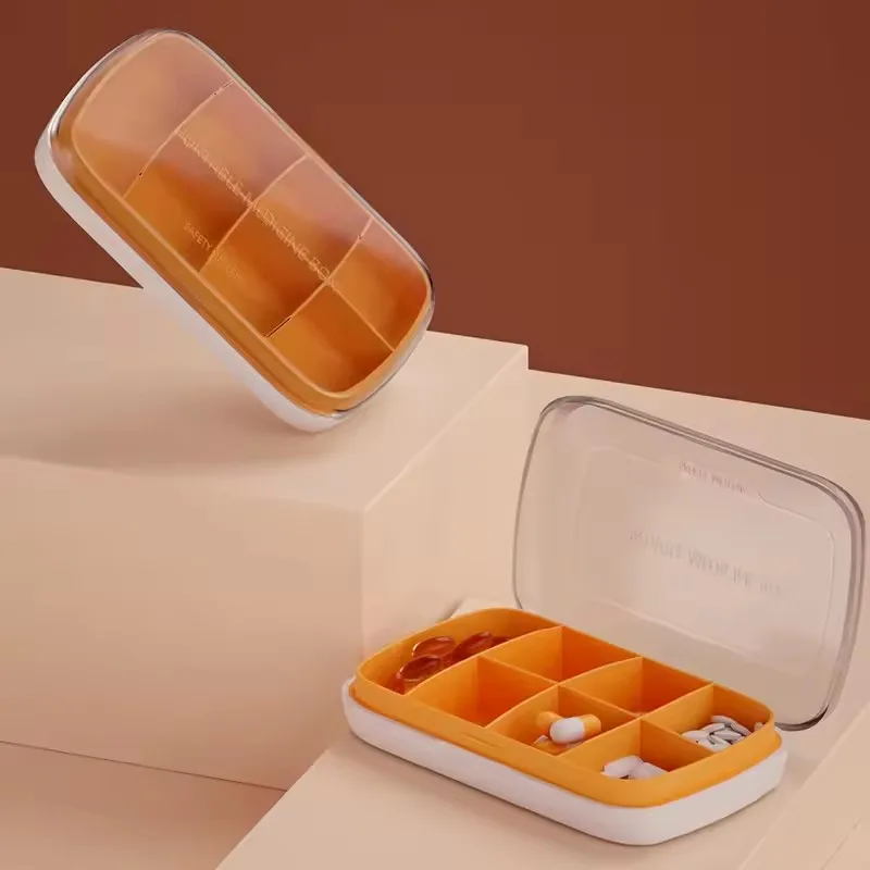 

Weekly Portable Travel Pill Cases Box 7 Days Organizer 7 Grids Pills Container Storage Tablets Drug Vitamins Medicine Fish Oils