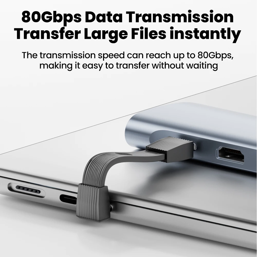 Short USB C to USB C Full Function Cable USB4 Data Cable 80Gbps 8K PD 240W Cord for Thunderbolt 4 iPhone15 16 17 Pro Max Samsung