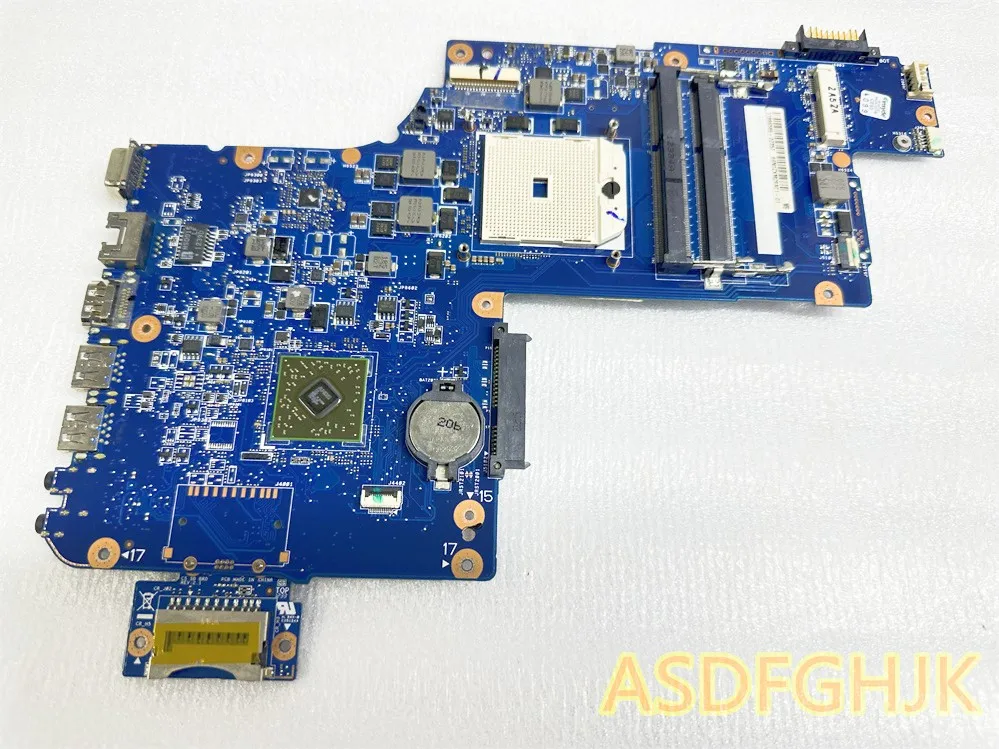 Genuine H000043850 H000043580 Laptop Motherboard For Toshiba Satellite L875D L870D PLAC CSAC UMA Socket fs1 DDR3 Test OK