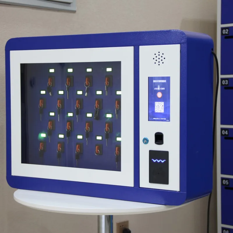 Smart Key Management Cabinet High Security Storage Car Dealership Rfid System Wall Mounted Self-service Smart Lock Key Cabinet
