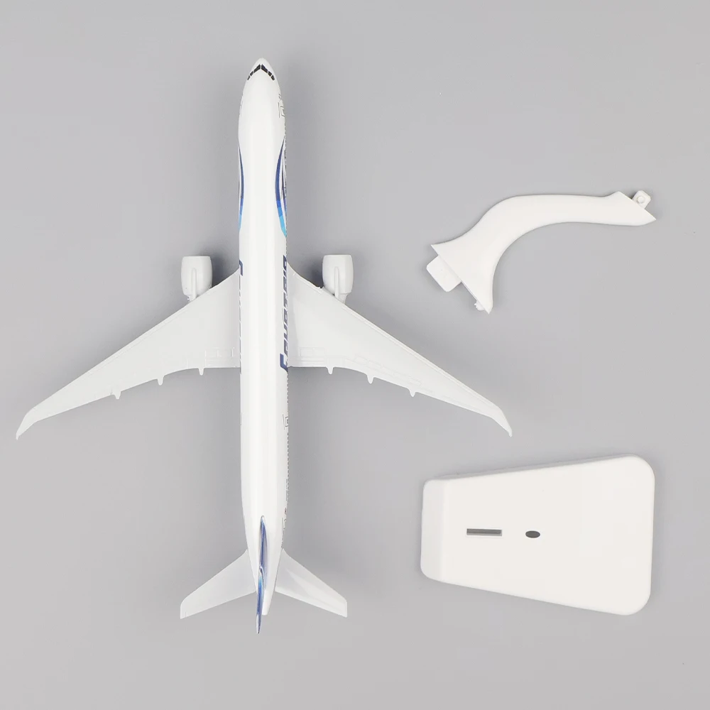 Modelo de avión de Metal de 20cm, 1:400 Egyptair Boeing 777, réplica de Metal con tren de aterrizaje, Material de aleación, simulación de aviación, regalo para niños