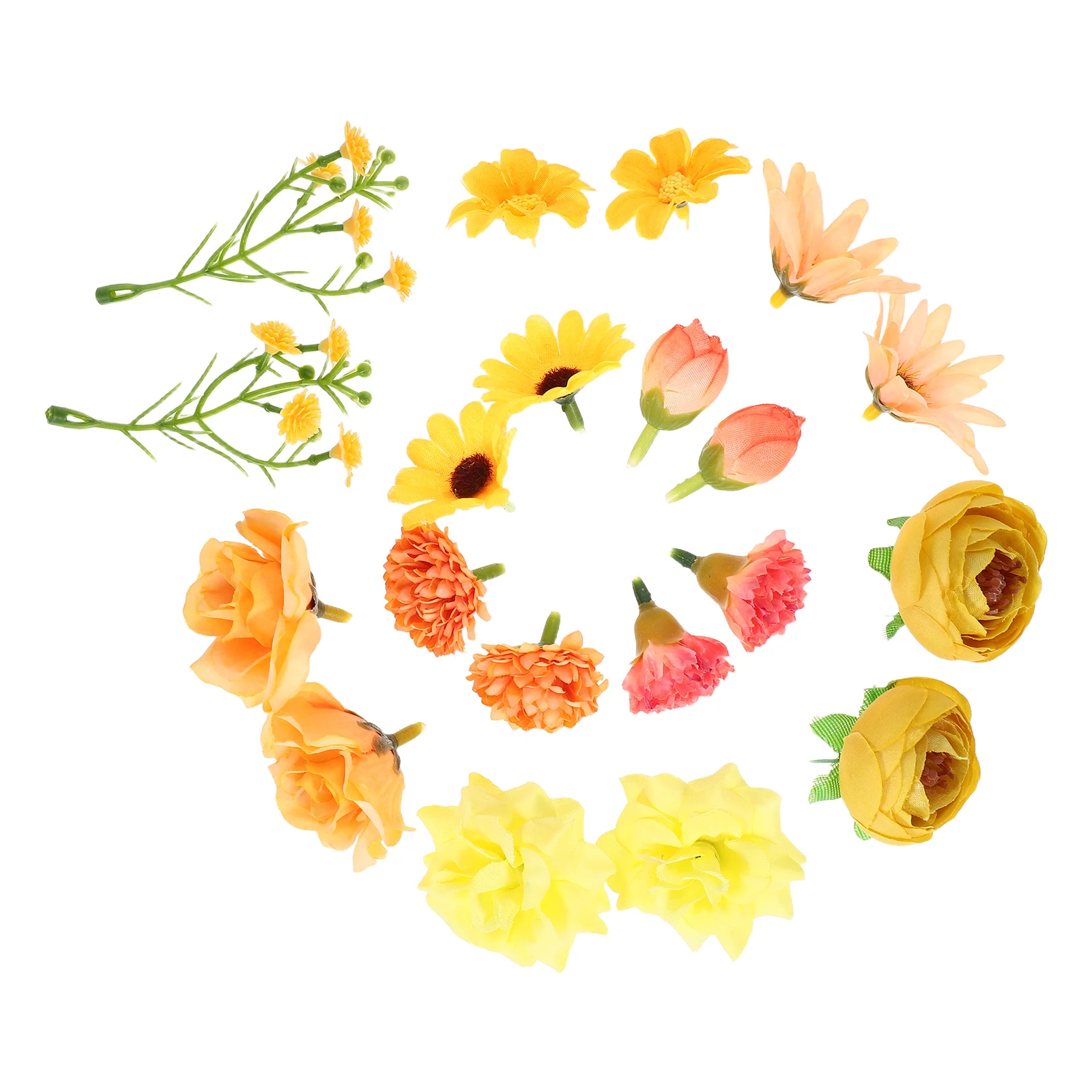 

Simulated Flower Material Package Realistic Faux Flowers Arrangement Kit Artificial Plants Craft Supplies Home Decor
