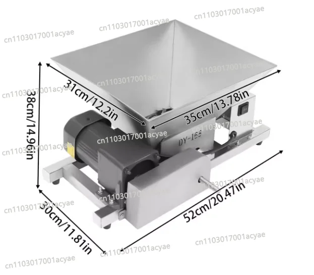 DY-168 Cutting Size Fruit Crushing Machine Commercial Bread Crusher Machine Electric Candy Sugar Cutting Machine