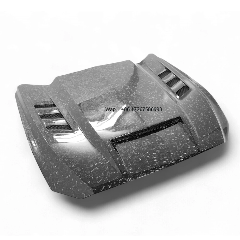 

TF Style Forged Carbon Fiber Front Bonnet Engine Hood for Mustang 2015-2025 New Condition Car Accessory
