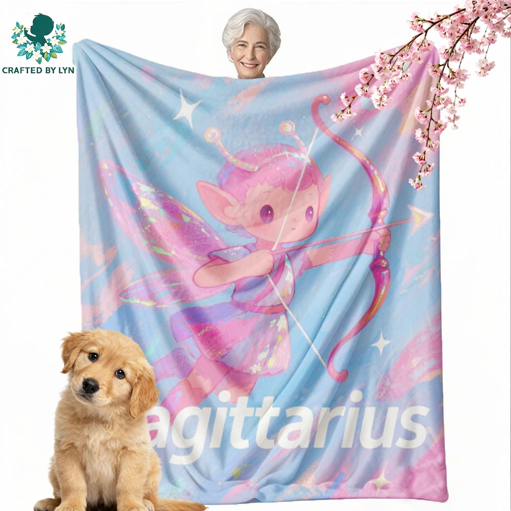 

Flowers,Animal,Constellation| Flannel | Room Decor Blanket, Camping Stuff,Festive Gift Selectio | Soft and delicate | Keep warm