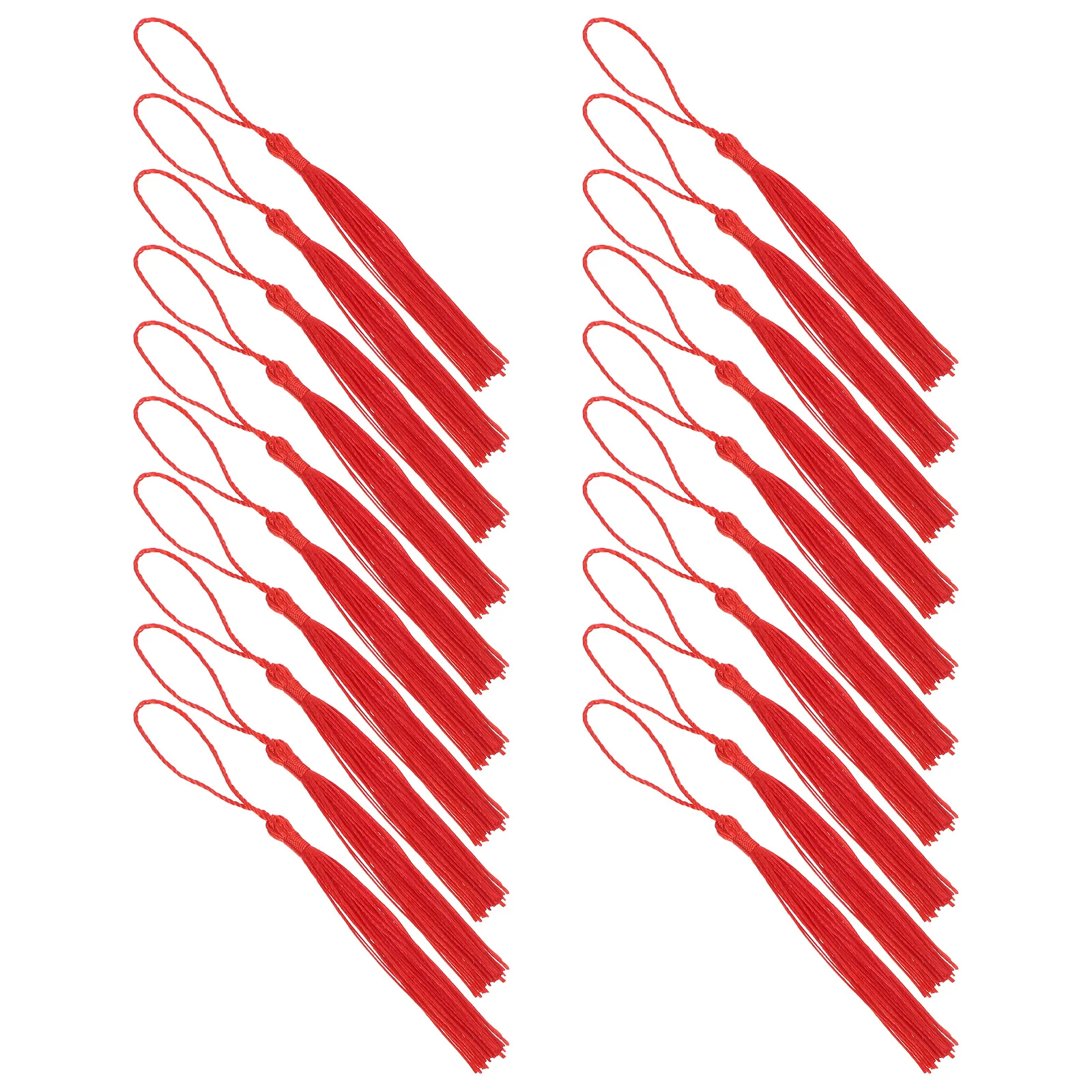 

20pcs Diy Tassels Red Colorful Craft Beads For Jewelry Making Earrings Bracelets Necklaces Home Decor Cell Phone Ornament
