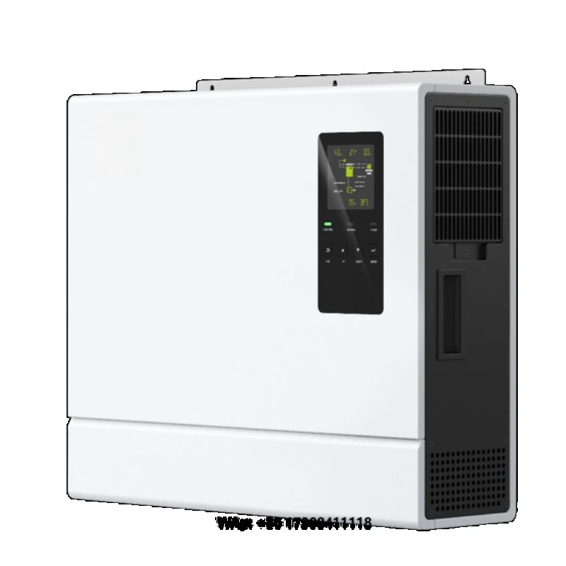 12kW Hybrid Solar Inverter with Battery Connection Pure Sine Wave 96.5% Efficiency 5-Year Warranty for Grid Home Power Supply