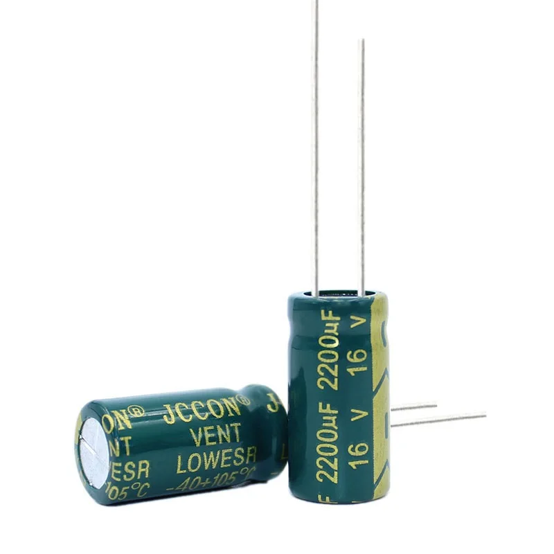100PCS high-frequency crystal 16v2200uf 2200uf 16v  Size:10X20MM best quality New origina