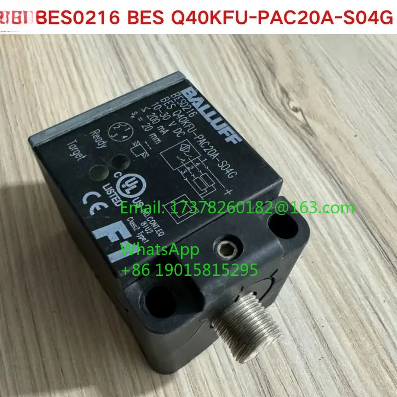 

Second-hand test OK Proximity switch sensor BES0216 BES Q40KFU-PAC20A-S04G