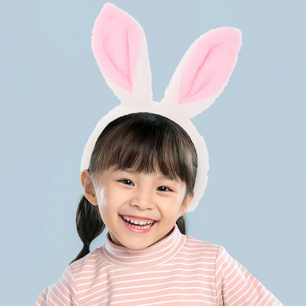 2개입 토끼 소녀 머리띠 만화 부활절 헤어 액세서리 파티 코스튬 헤드드레스 여성 소녀용 만화 머리띠