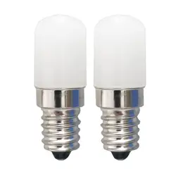 Mini 2W LED Light Bulbs E14 86-240V 2835SMD Refrigerator Lamp Screw Bulb For Refrigerator Freezer 3000K Warm White 6500K