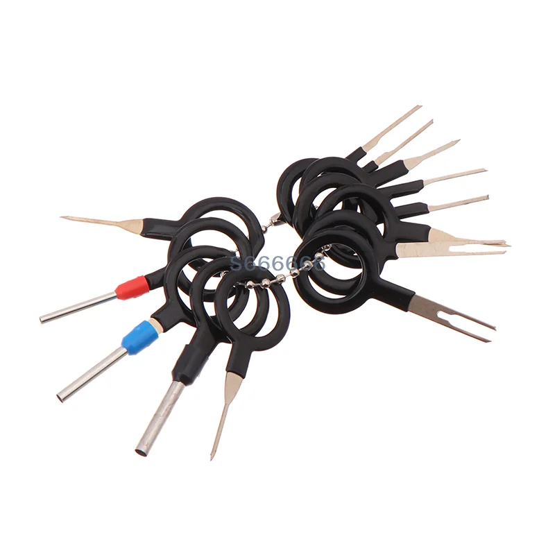 

Electrical Wiring Crimp Connector Pin Extractor Kit Car Terminal Removal Repair Hand Tools