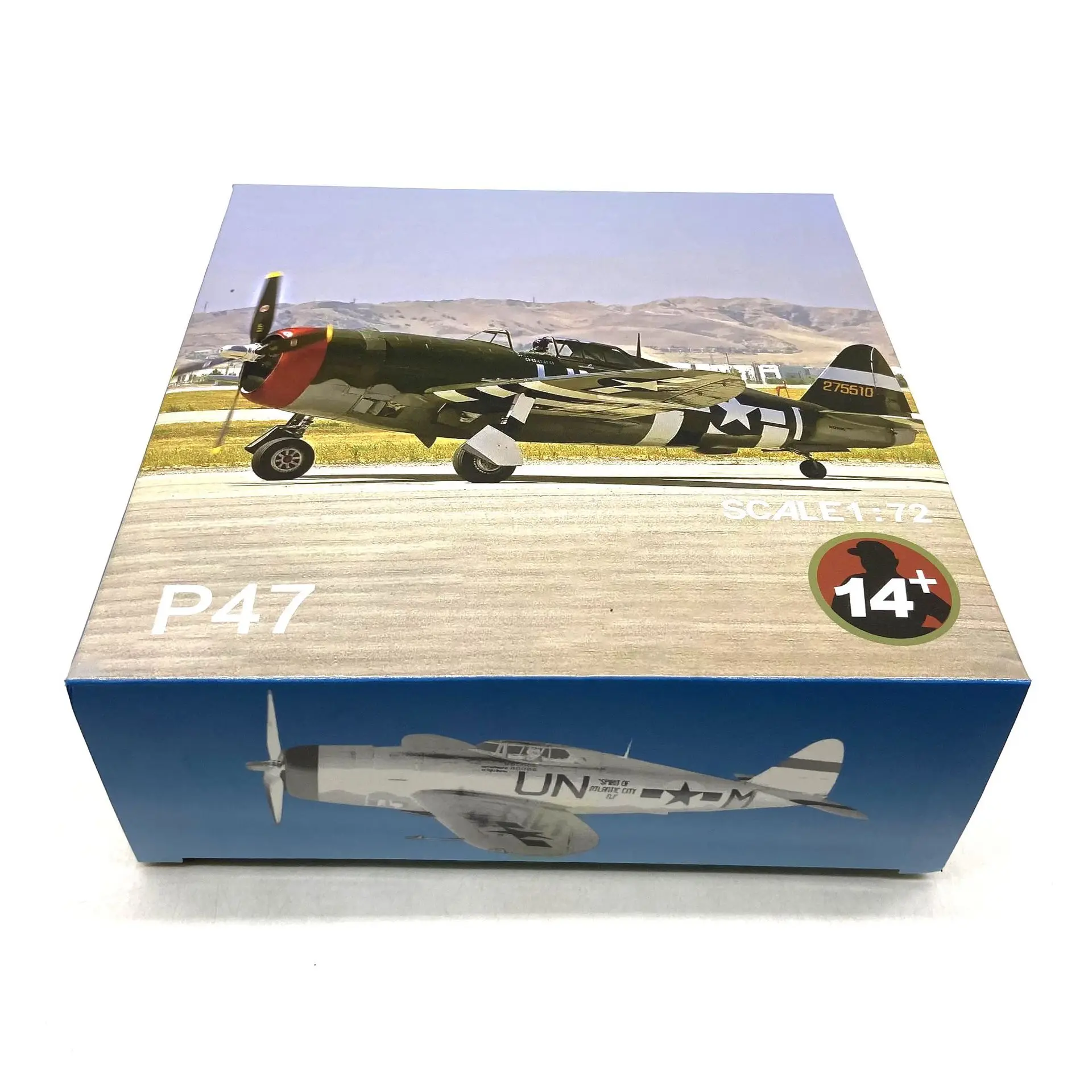 American P-47 1/72 Scale Model Thunderbolt Fighter Alloy Airplane Jet Collectible Military Souvenir Aircraft Model Collection