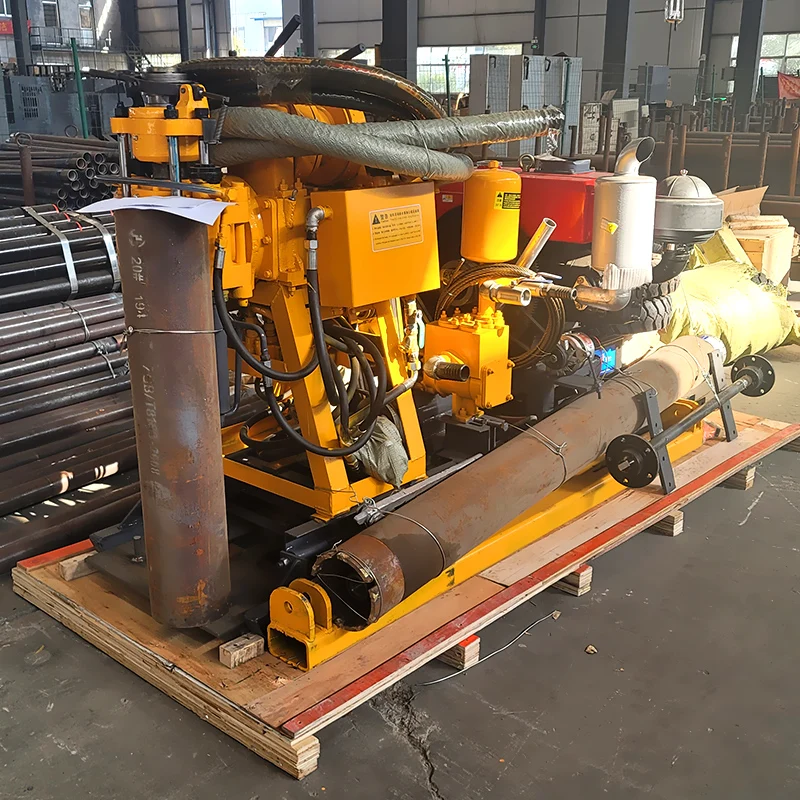 Customized XY Series Rock Core Drill 130m 150m 200m Deep Hole Geological Exploration Water Well Rig with Pump Engine Motor Gear