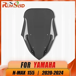 Motorcycle Wind Guard Airflow Deflectors Visor Windshield Windscreen For Yamaha NMAX 125 NMAX155 2021 2022 2023 2024