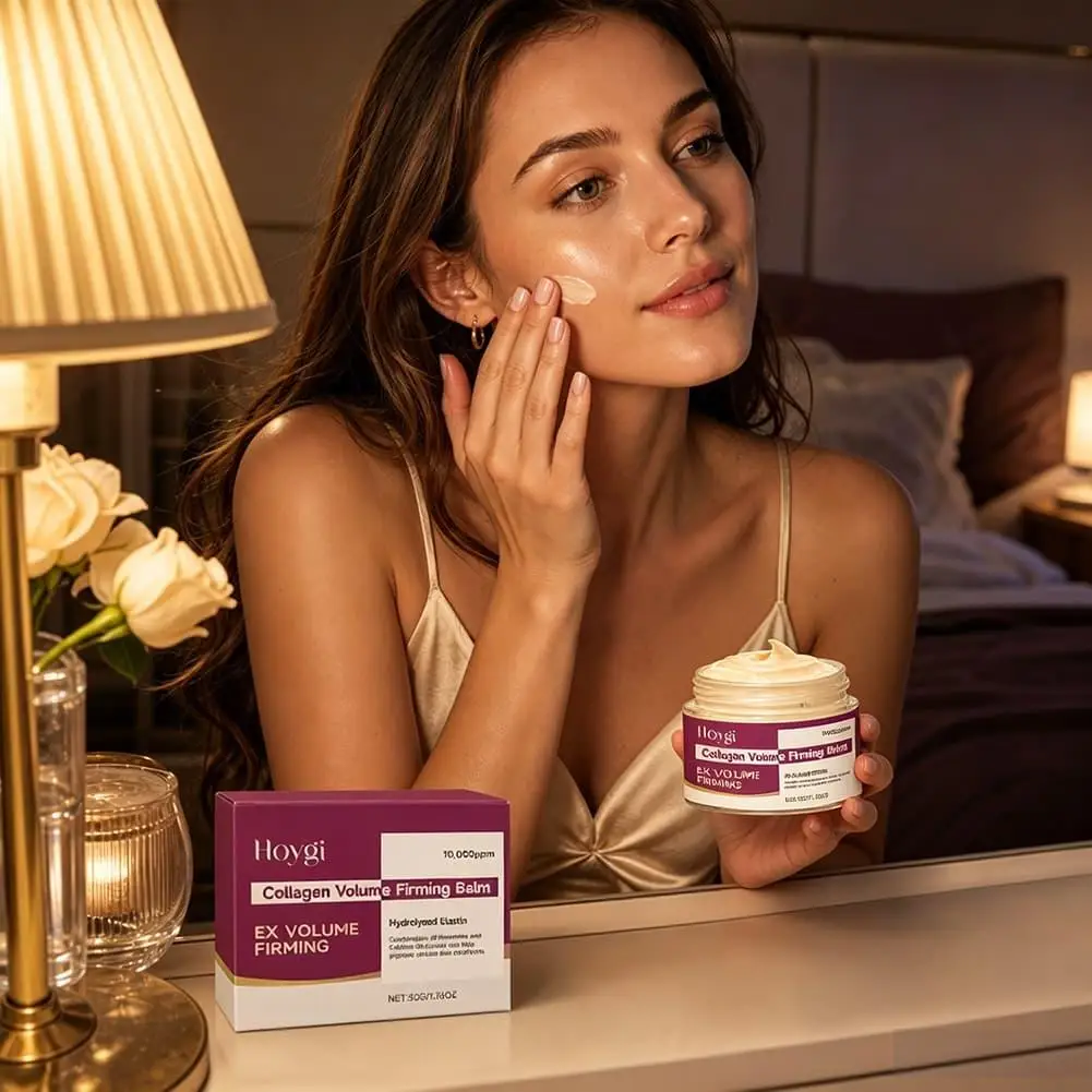 Hoygi Collagen Volume Firming Balm Facial Contour Sculpting Cream Deep Hydration Anti Sagging Skin Care 50g Hot Sale Skin Care