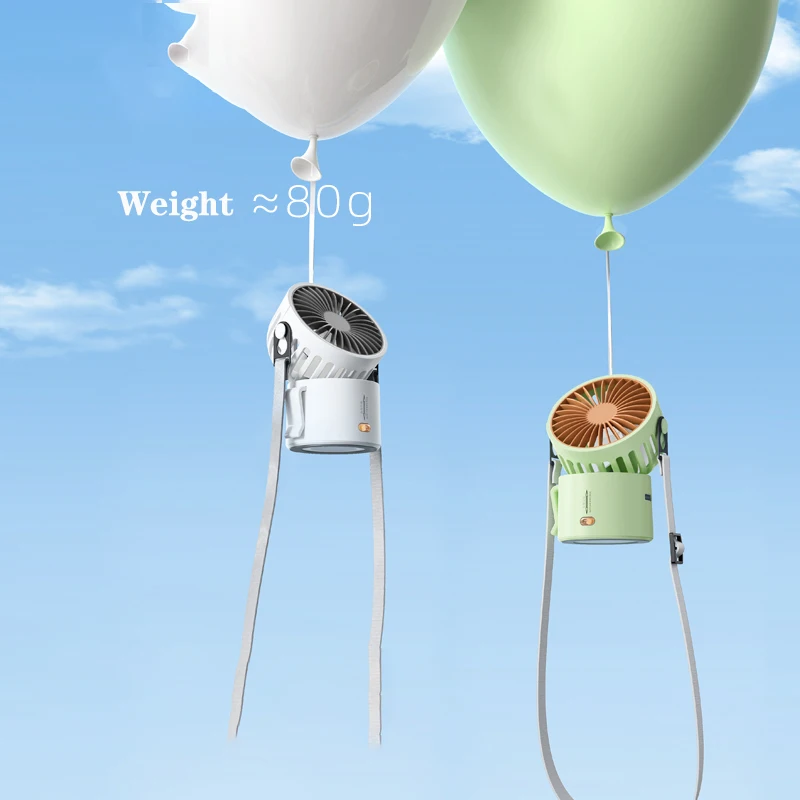 Eary Mini-handventilator met 3-snelheden Wind Krachtige luchtstroom Draagbare persoonlijke ventilator Buiten Kleine luchtkoelventilator Geschikt voor nekbureau