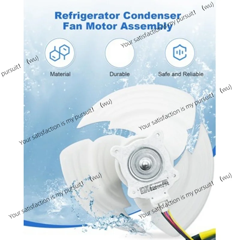 A06I EAU63103301 Refrigerator Condenser Fan For  Refrigerator Fan Motor Assembly Replaces AP6235485 4509126 DC 12V 1A 4-Pin